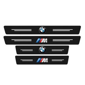 Carbon Fiber Car Door Sill Protector Stickers For BMW M E46 E90 E60 F30 E39 F10 F20 E87 E36 F20 F30 1 2 3 5 7 Series X1 X3 X5 X7