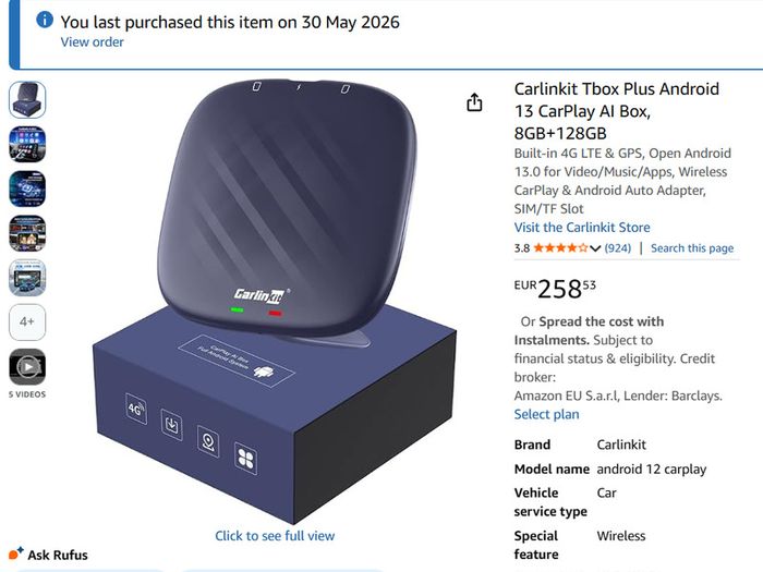 CarlinKit Android box for Android Auto Apple Carplay