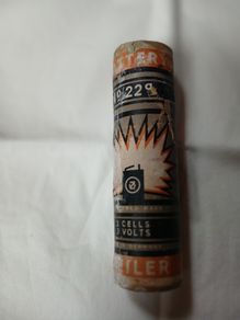 Vintage Zeiler No. 229 Flashlight Battery
