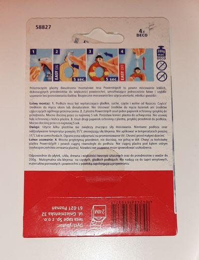 Removable Adhesive Strips