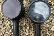 Antique Front &amp; Rear Bicycle Candle Lamps