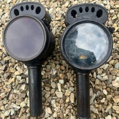 Antique Front & Rear Bicycle Candle Lamps