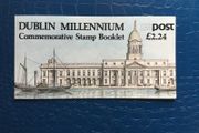 Irish stamps, 1988 booklet, Dublin Millennium