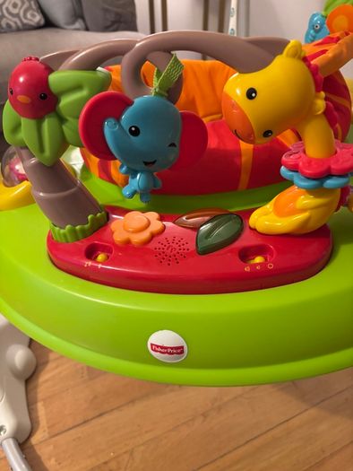 Fisher-Price Rainforest Jumperoo, Freshly Washed, Excellent Condition