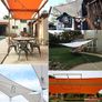 Sun Shade Sail, 2x3m Rectangle Sunscreen Awning Canopy, Waterproof Shade Sail, 95% UV Block with Free Rope Image 4