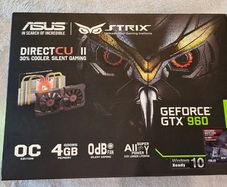 Asus Strix Gtx 960 Oc 4gb Gddr5 Graphics Card Boxed