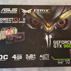 Asus Strix Gtx 960 Oc 4gb Gddr5 Graphics Card Boxed