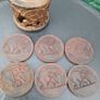 6 Indian Style Coasters in Box Image 3