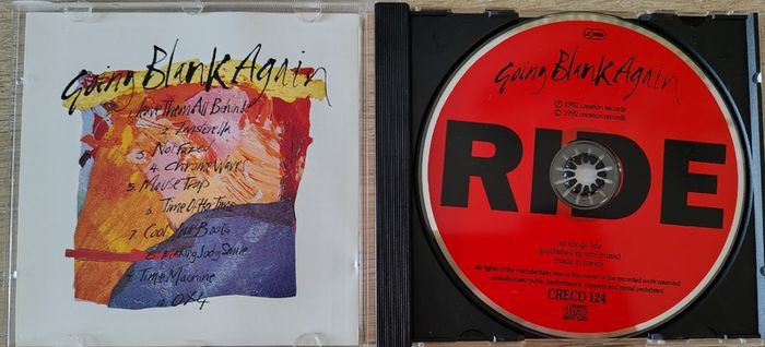 Ride - Going Blank Again CD (1992) Shoegaze Indie VG+