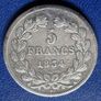 1834 A France 5 Francs Louis Philippe I Silver coin Image 3