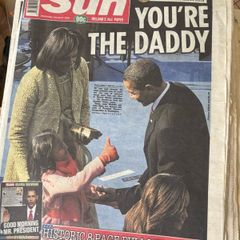 Irish Sun President Obama Souvenir Edition Newspaper 21 January 2009 Historic Inauguration