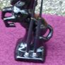 Vintage Black Glossy Horse with 2 Pens Image 3