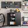Multi-Purpose Cabinet Metal Cabinet Tool Cabinet Made of Steel Office Cabinet with 2 Doors Workshop Cabinet Small Cabinet Storage Cabinet Folder Cabinet Image 5