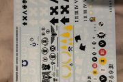 Games Workshop Warhammer 40k Space Marines Vehicle transfer sheet
