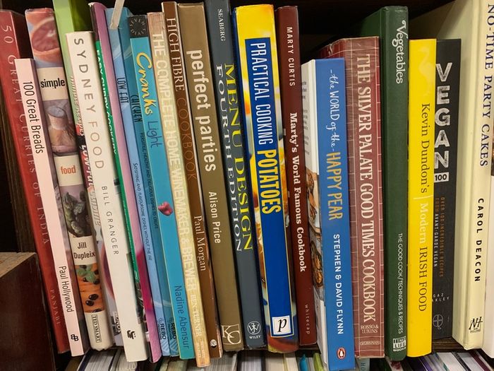 Large selection of COOK BOOKS view and select throughout all the photos