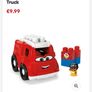 mega blocks table, blocks and car Image 3