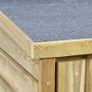 Garden Tool Shed 123x50x171 cm Impregnated Pinewood Image 2