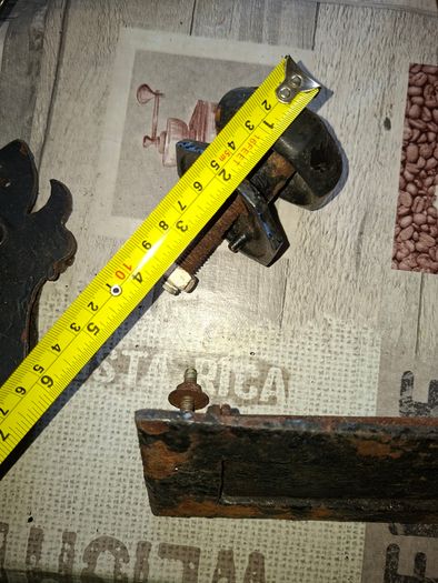 Old Cast Iron Door Knocker, Handle and Letterbox Postage Available Sold together