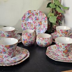Vintage Art Deco C1940' Lord Nelson Ware "MARINA" tea set