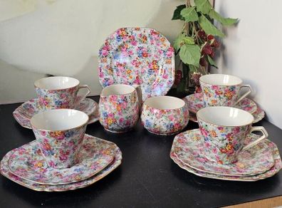 Vintage Art Deco C1940' Lord Nelson Ware "MARINA" tea set