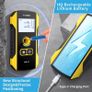 Metal Detector Wall Scanner Positioning Hole for AC Live Cable Wires Metal Wood Stud Find Image 2