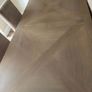 Solid oak dining table and 6 dining chairs Image 3