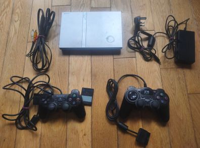 Playstation 2 PS2 Silver Slim
