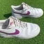 Nike Air Force 1 '07 White / Bold Berry - Speed Yellow Image 2