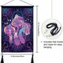 2 Pack Trippy Tapestry Wall Hanging Psychedelic Tapestries with Tassels Fantasy Wall Art Colorful Hippie Home Decor for Bedroom Aesthetic (35cmx50cm) Image 6