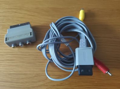 Nintendo Wii AV cable, SCART to AV adapter or both