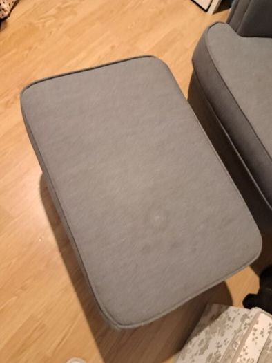 ikea strandmon chair and footstool