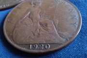 1920 George V Pennies.