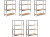 Heavy-duty Storage Rack 5 pcs