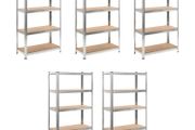 Heavy-duty Storage Rack 5 pcs