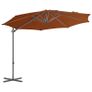 Cantilever Umbrella with Steel Pole Terracotta 300 cm Image 3