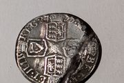 Silver Queen Anne Sixpence.