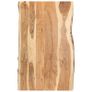 Table Top Solid Acacia Wood 100x(50-60)x3.8 cm Image 5