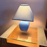 Blue Bedside Lamp Image 2