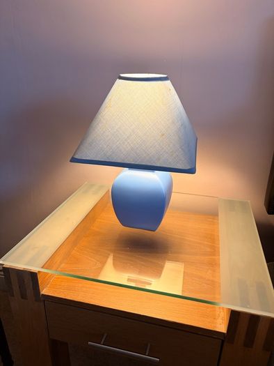 Blue Bedside Lamp
