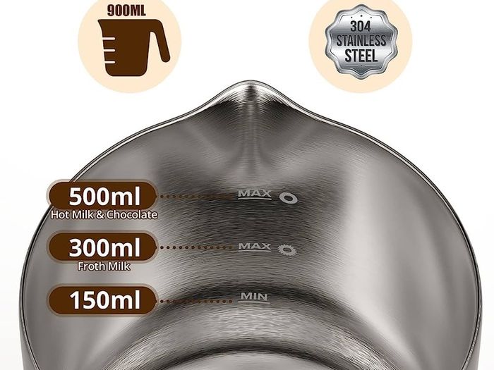 Milk Frother Electric 4-in-1,Rotating Knob LCD Automatic Milk Frothers 304-Stainless-Steel, 500ML Milk Steamer Hot Chocolate & Milk Warmer,Hot & Cold Milk Foamer for Coffee Cappuccino,Latte
