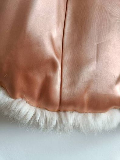Vintage Rabbit Fur Coat - Light Beige/Cream