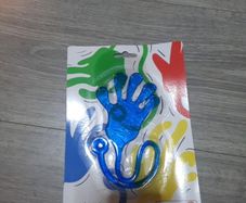 blue jelly hand toy