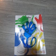 blue jelly hand toy