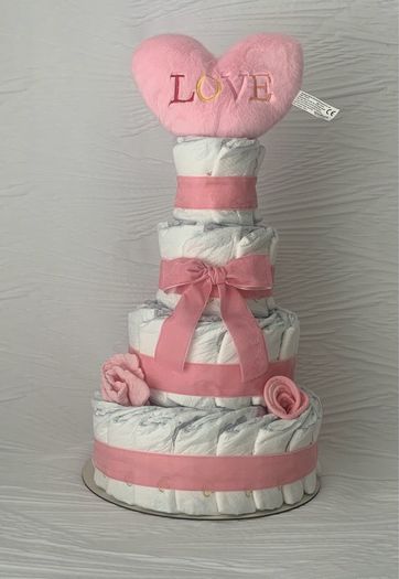 Premium Nappy Cakes for Baby shower gift or new parents.