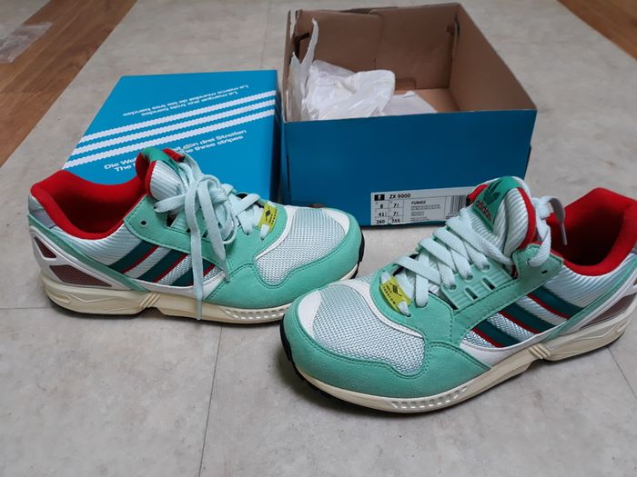 Adidas Torsion Originals ZX 9000 OG 30-years of Torsion UK-7,5/EUR-41.1/3 FU8403 Mint/Scarlet-2019