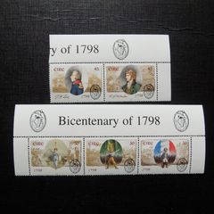 Ireland Bicentenary 1798-1998.United Irish Rebellion.MNH.Stamp Set.Mint Never Hinged.