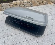 Halfords Exodus Roof Box 470Litre-Excellent cdt