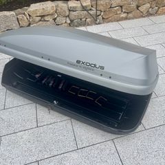 Halfords Exodus Roof Box 470Litre-Excellent cdt