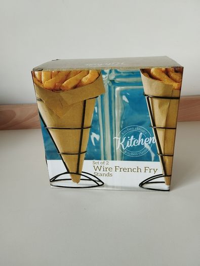 Wire French Fry Stands (Set of 2)