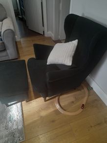 Ikea Strandmon Chair - Dark green